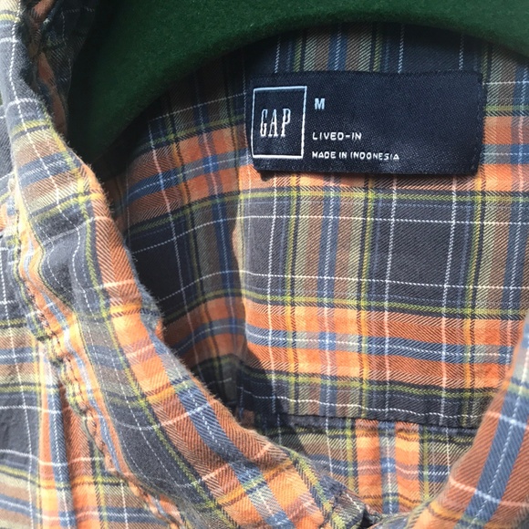 Vintage Plaid Button Down SS Shirt - Picture 3 of 4